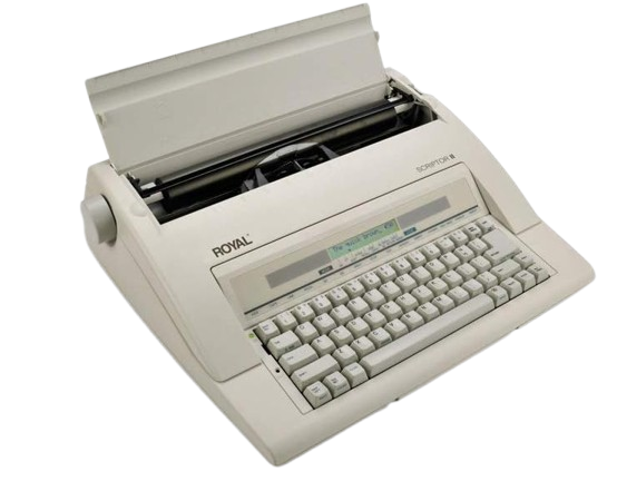 Scriptor II 69147T Electronic Typewriter, White